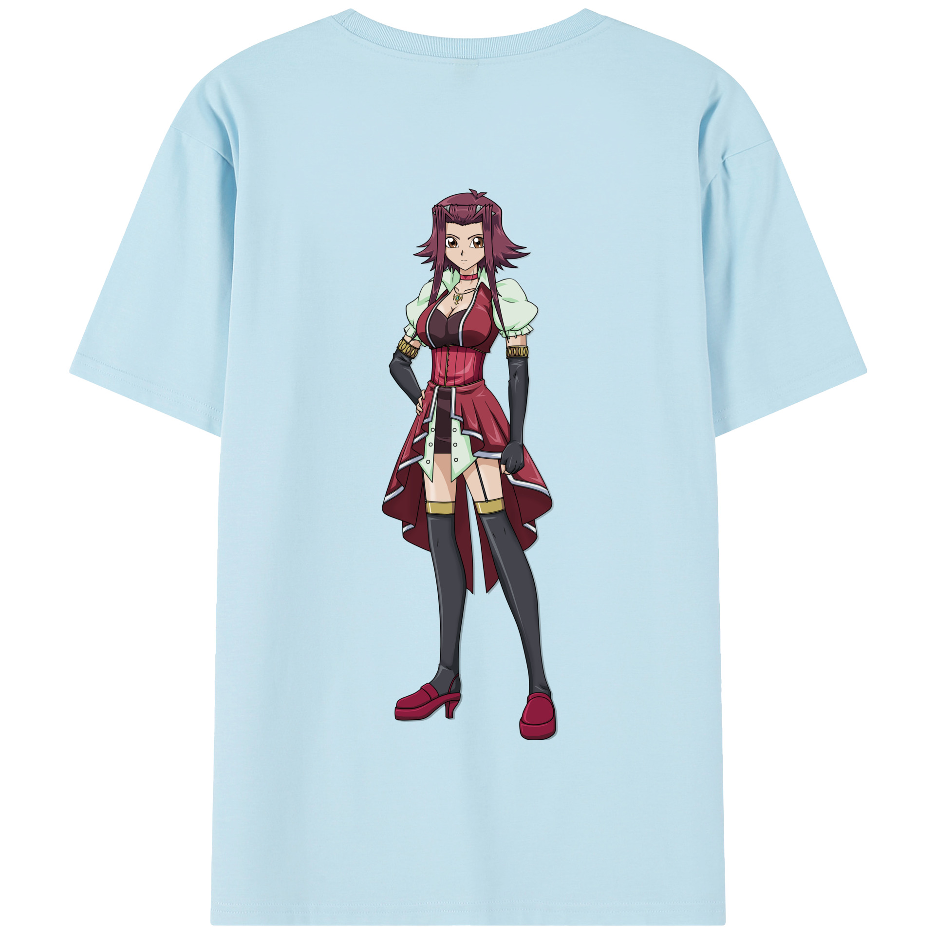 （画像用） 遊☆戯☆王 Yu-Gi-Oh! 綿100％半袖Tシャツ（背面プリント）
